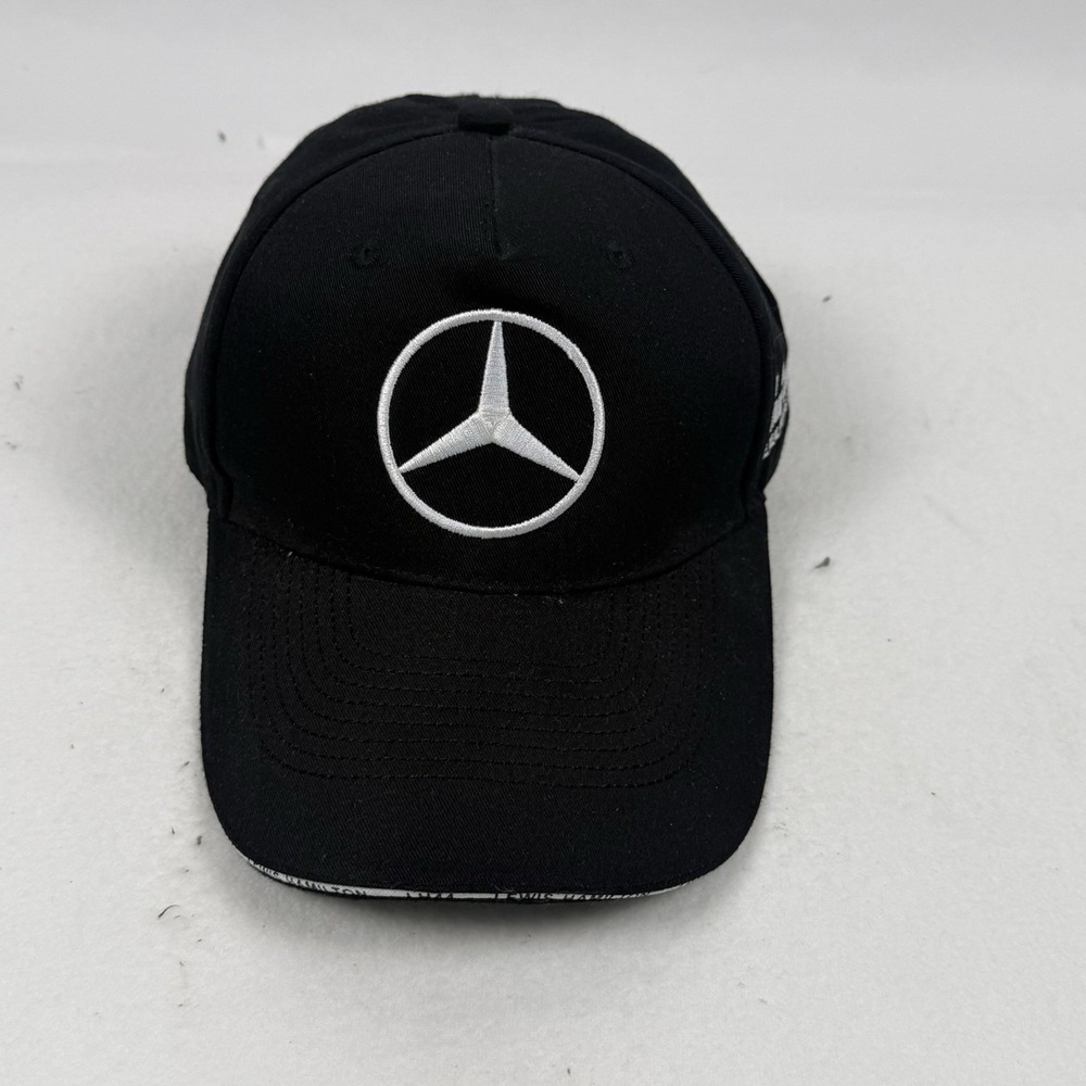 Mercedes AMG Petronas Motorsport F1 Team Hat Black Adjustable Baseball Cap OSFA